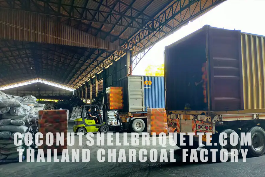 Thailand Charcoal Factory export and wholesale International Grade A+ Charcoal Briquette for more than 36 years